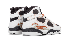 8 Retro LS "WHITE / ANTHRACITE - DARK ORANGE" 317258 104