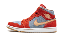 1 Mid SE "Denim Red Suede" DM4352 600