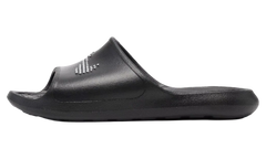 Victori One Shower Slides WMNS"Black/ Black/ White" CZ7836 001